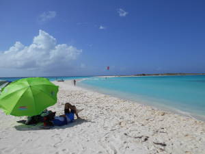 Sombrilla en Cayo de Agua