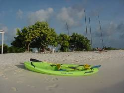 Kayac en la isla de Crasquí