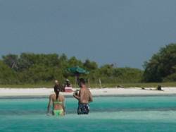 Disfrutando del agua