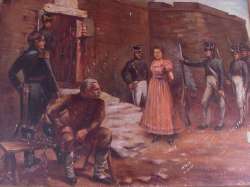 Cuadro del castillo de la Asunción en Margarita