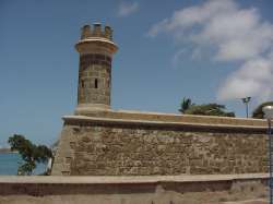 Torre pampatar en el castillo de Pampatar en Margarita
