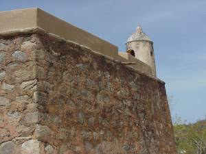 Wall of the Santa Rosa castle