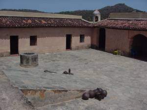 Interior del castillo