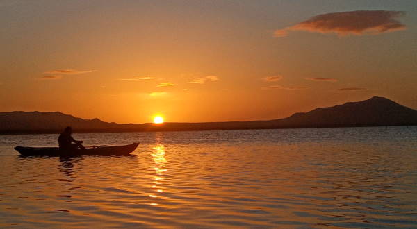 Anochecer en la Restinga
