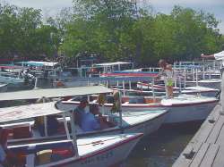 Lanchas en La Restinga