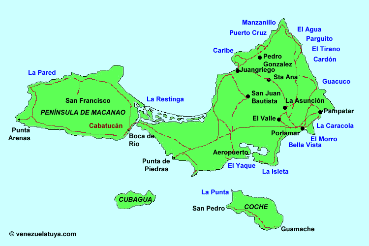 Margarita Mapa Interactivo Venezuela Tuya