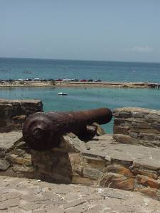 Cannon from the castle