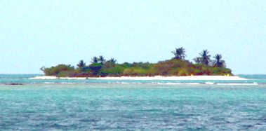 Sandinsel in Morrocoy, gegenüber von Chichiriviche