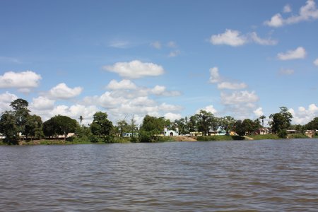Vista hacia Tucupita