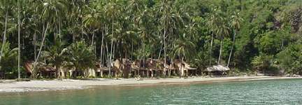 Cabañas desde el mar, Posada Playa Medina