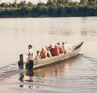 Boat trip on the orinoco, Orinoquia Camp