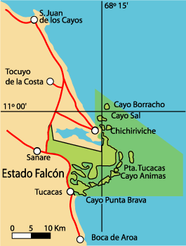 Mapa Morrocoy